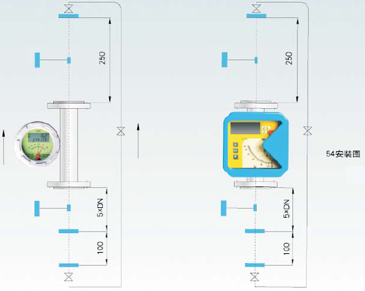 高溫型金屬浮子流量計安裝要求